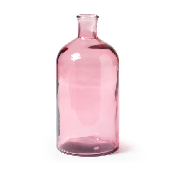 Różowy wazon ze szkła La Forma Semplice, wys. 28 cm