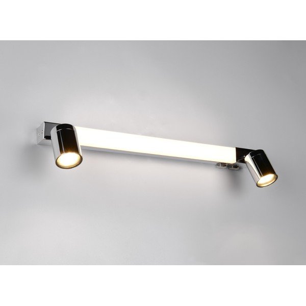 Kinkiet LED w kolorze srebra z połyskiem Enrico – Trio-image-1