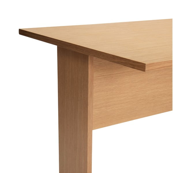 Biurko z blatem w dekorze dębu 70x140 cm Forma – Hübsch-image-4