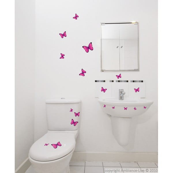 Naklejka Fanastick Pink Buttlerflies