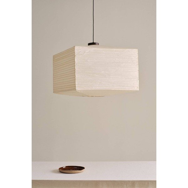 Beżowa papierowa lampa wisząca ø 70 cm Signe – Jotex-image-2