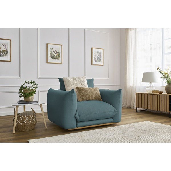 Niebieski fotel Ernest – Bobochic Paris-image-1