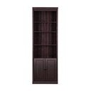 Brązowy regał z litego drewna sosnowego 74x223 cm Anita – Støraa