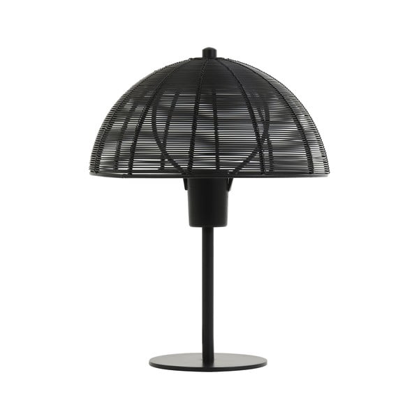 Czarna lampa stołowa (wysokość 33 cm) Klobu – Light & Living
