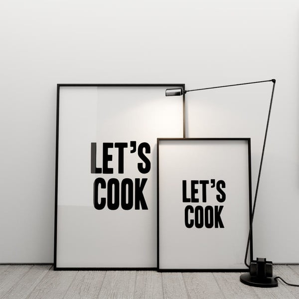 Plakat Let´s cook, 100x70 cm-image-1