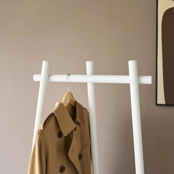 Biały metalowy wieszak 43x153,5 cm Tower Tri-Post – YAMAZAKI-image-3