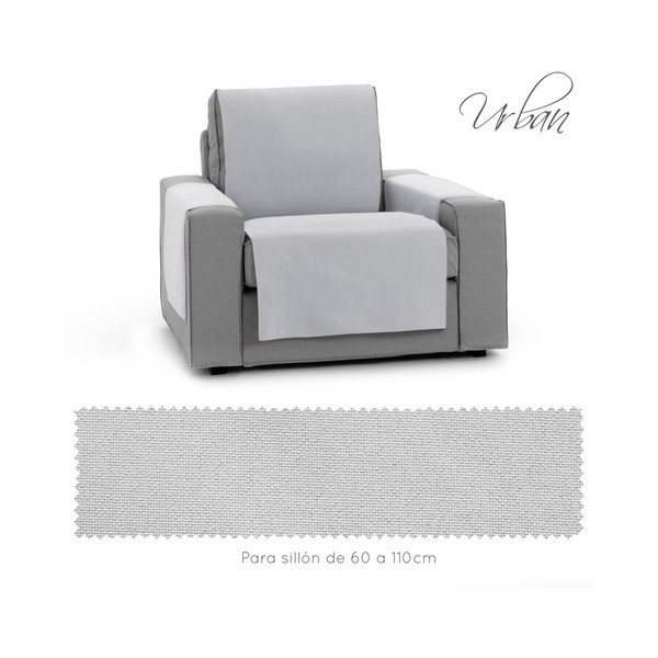 Jasnoszary pokrowiec na fotel 55 cm Urban – Casa Selección-image-2