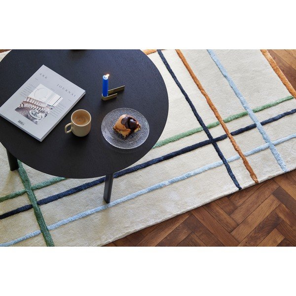 Beżowy dywan z domieszką bawełny Hübsch Ester, 120x180 cm-image-3