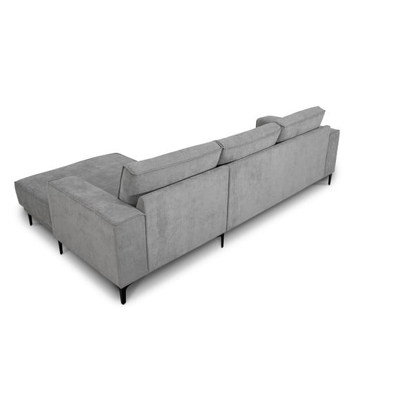 Szary narożnik (prawostronny/z szezlongiem) Copenhagen – Scandic-image-4