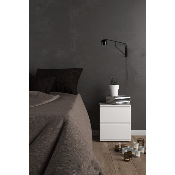 Biała szafka nocna Nova – Tvilum-image-1