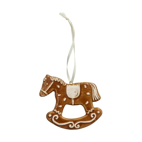 Ozdoba świąteczna ceramiczna 10 cm Vinterby – Dakls