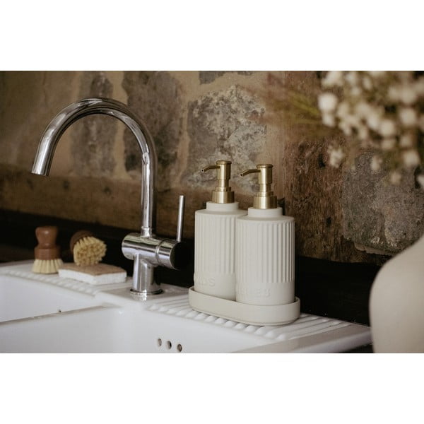 Kremowy ceramiczny stojak na akcesoria do mycia naczyń Heidi – Wenko-image-4
