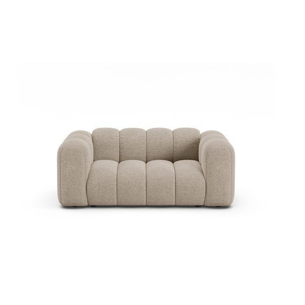 Beżowa sofa z tkaniny szenilowej 170 cm Lupine – Micadoni 