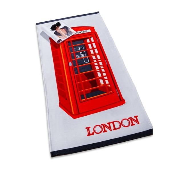 Ręcznik Ozdilek London Telephone, 75x150 cm