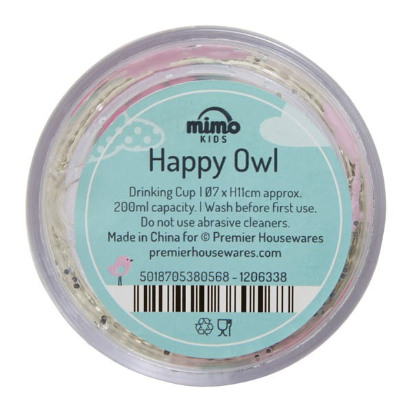 Szklanka dla dziecka Premier Housewares Happy Owl, 200 ml-image-1