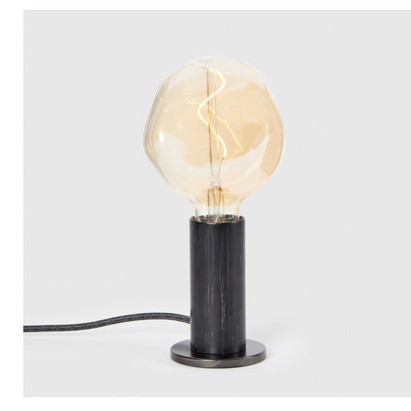 Czarna lampa stołowa ze ściemniaczem (wys. 26 cm) Knuckle – tala