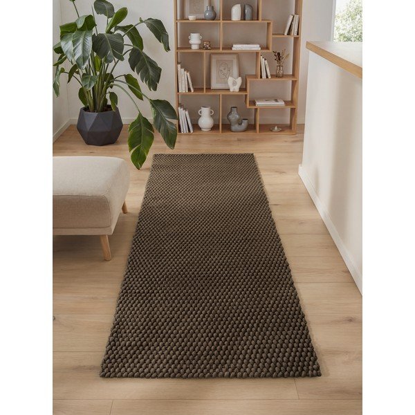 Ciemnobrązowy chodnik odpowiedni na zewnątrz 80x250 cm Southwark – Ted Baker-image-1