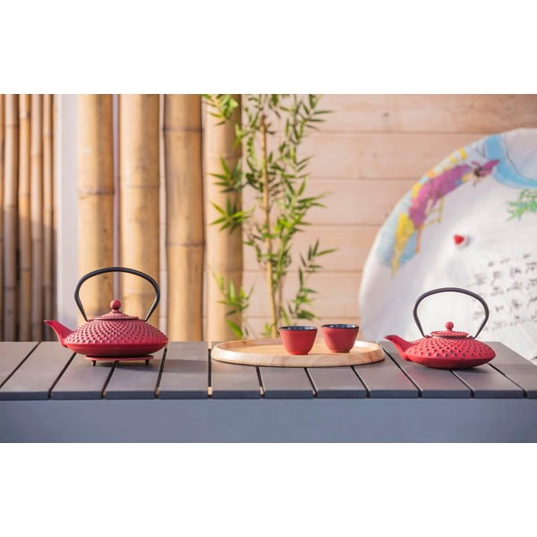 Niebieska żeliwna podstawka pod czajnik Bredemeijer Jing, ⌀ 13,4 cm-image-1