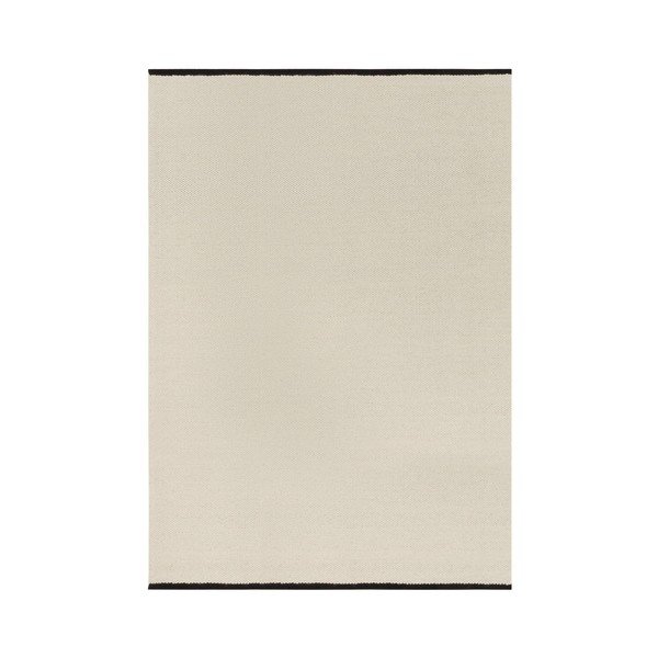 Beżowy wełniany dywan tkany ręcznie 140x200 cm Mavi – noo.ma