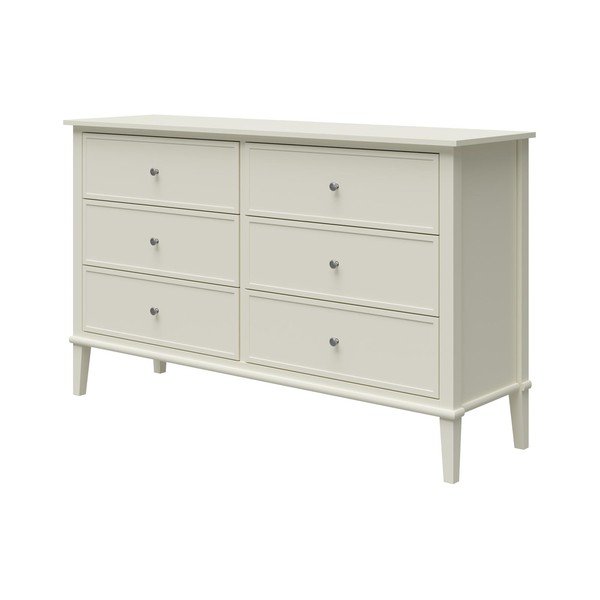 Biała niska komoda 138x84 cm Franklin – Støraa-image-2