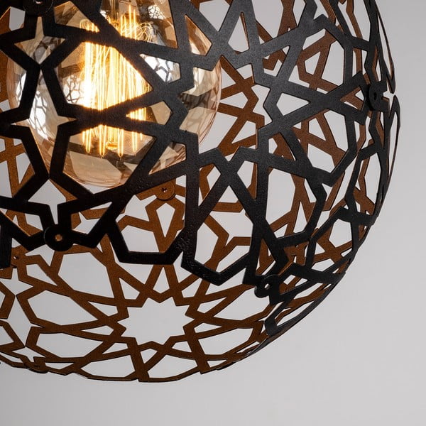Czarna lampa wisząca ø 25 cm Fellini – Opviq lights-image-4