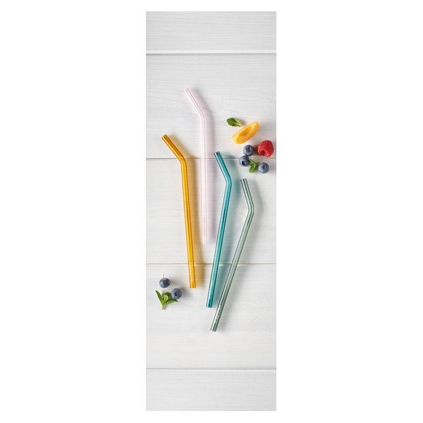 Zestaw 4 szklanych słomek ze szczoteczką Villeroy & Boch-image-3