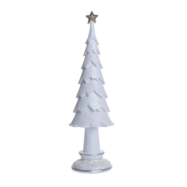 Biała figurka dekoracyjna Ewax Xmas Tree, 40 cm