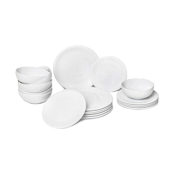 Porcelanowy zestaw talerzy 18 szt. Purita – Bonami Essentials