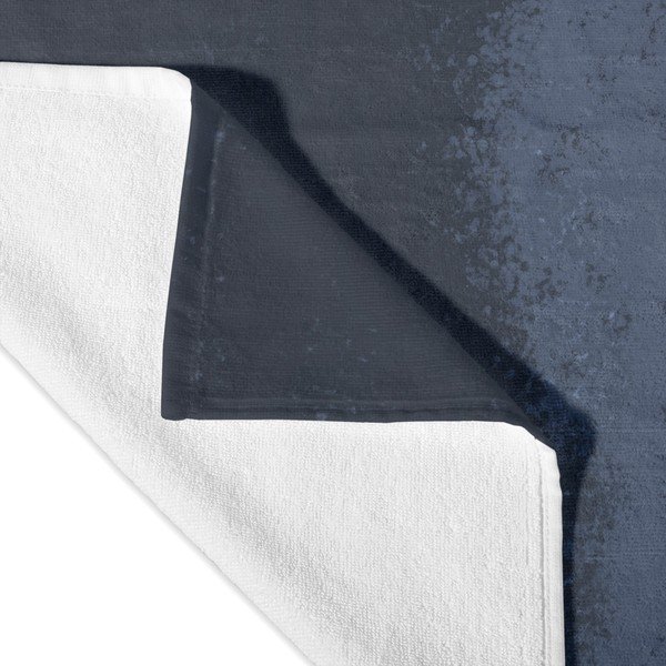 Biało-niebieski ręcznik kąpielowy 70x150 cm Nightfall – Blanc-image-3