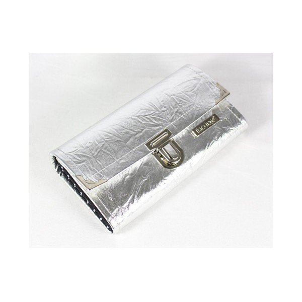 Portfel w srebrnym odcieniu Dara bags Purse Big No.761-image-1