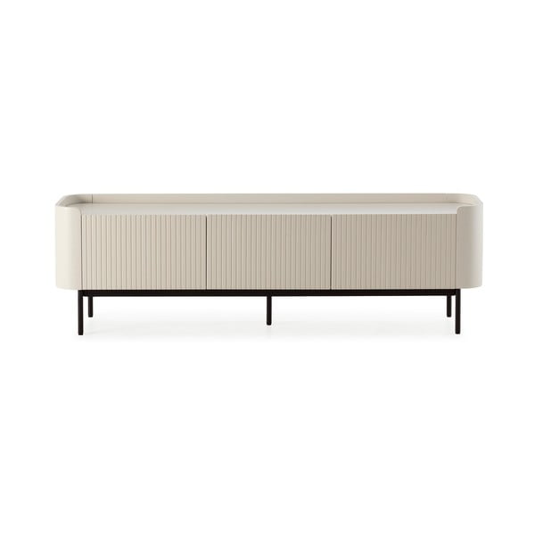 Kremowa szafka pod TV 180x55x40 cm Willa – MOME