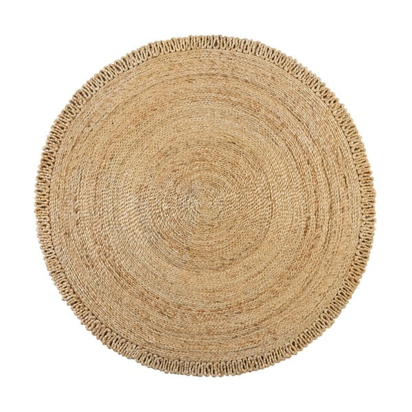 Naturalny okrągły dywan z juty ø 150 cm Eta – Flair Rugs