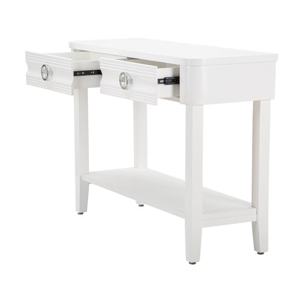 Biała konsola z litego drewna jodłowego 40x110 cm Shine – Mauro Ferretti-image-3