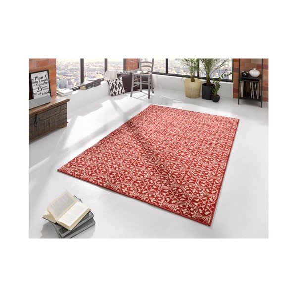 Czerwony dywan Hanse Home Gloria Pattern, 80x200 cm-image-1