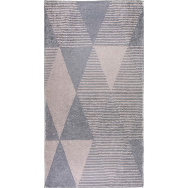 Szaro-beżowy dywan odpowiedni do prania 120x160 cm – Vitaus