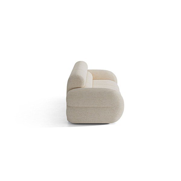 Kremowa sofa z tkaniny szenilowej 305 cm Neo – Micadoni -image-2