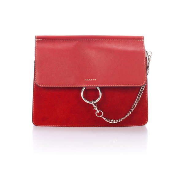 Czerwona torebka skórzana Markese Staia