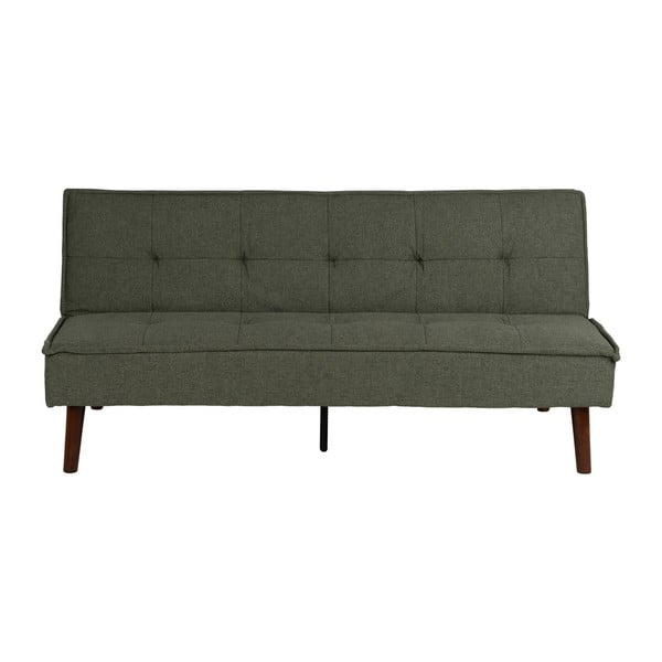 Zielona rozkładana sofa  z tkaniny szenilowej 181 cm – Ixia