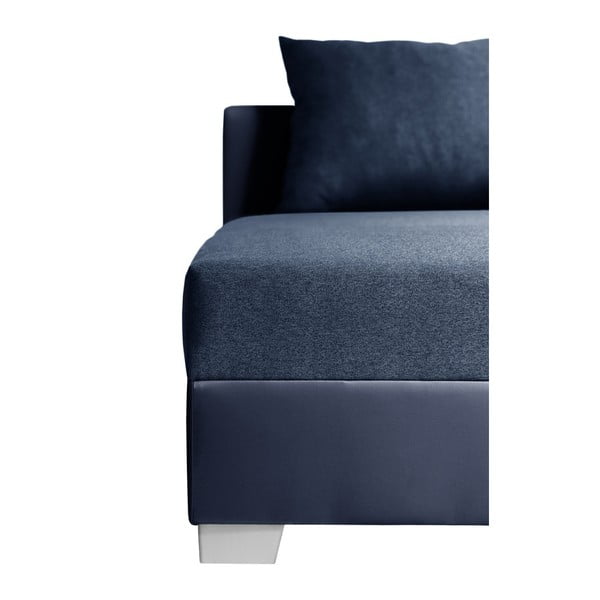 Niebieski narożnik lewostronny z dodatkowym modułem INTERIEUR DE FAMILLE PARIS Aventure-image-1