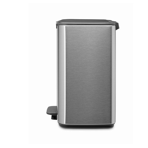 Stalowy kosz na śmieci z pedałem w kolorze matowego srebra 12 l Bo – Brabantia-image-3