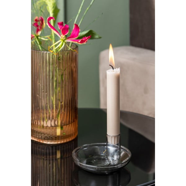 Szary szklany świecznik PT LIVING Tub-image-1