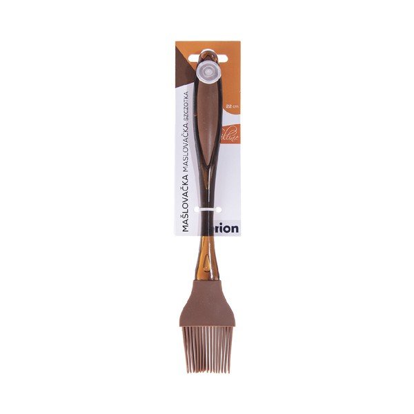 Duża brązowa maselniczka Orion Brown, dł. 22 cm-image-1