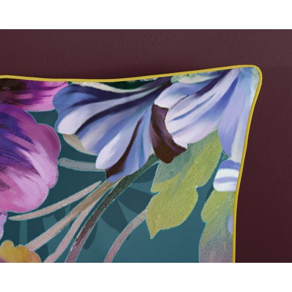 Morska pościel dwuosobowa z satyny bawełnianej 240x220 cm Novara – Descanso-image-3