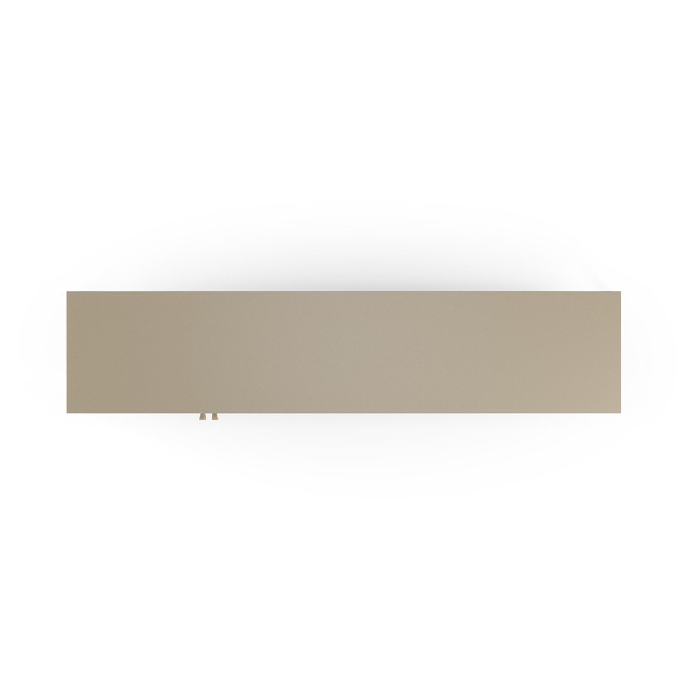 Kremowa metalowa szafka pod TV 160x50x35 cm Fayna – Marckeric (zdjęcie 8)