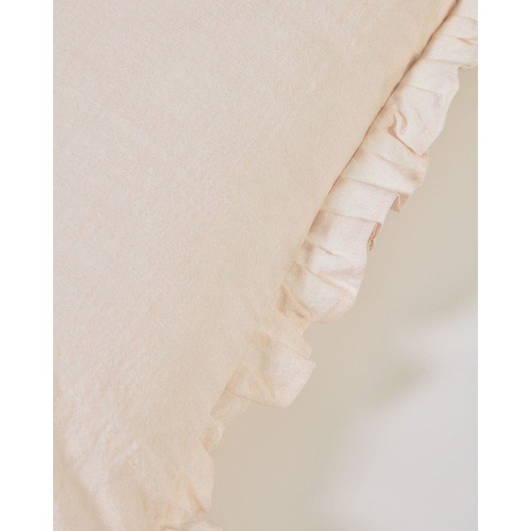 Poszewka na poduszkę z mieszanki lnu 45x45 cm Nacha – Kave Home-image-1