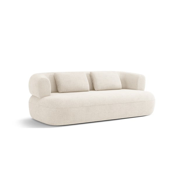 Beżowa sofa z materiału bouclé 178 cm Jenny – Micadoni Home-image-2