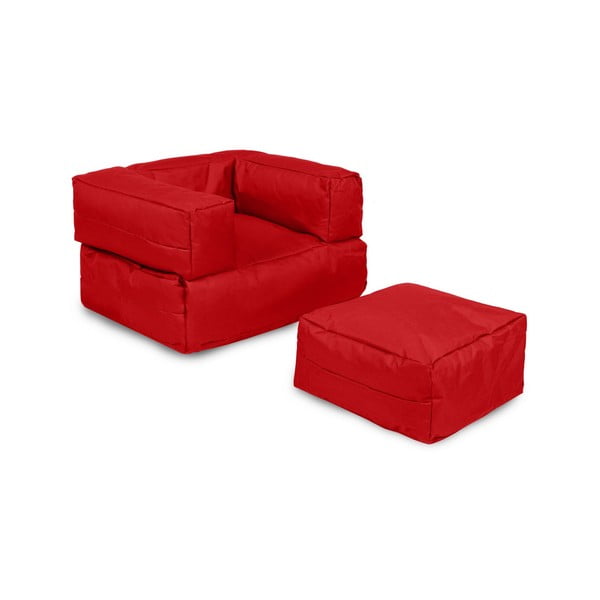 Czerwony fotel dziecięcy Nier – Floriane Garden