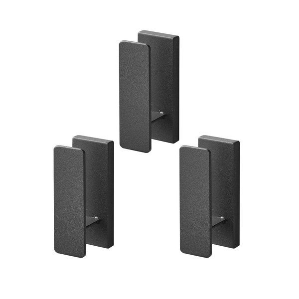 Czarne ścienne metalowe haczyki zestaw 3 szt. Tower – YAMAZAKI