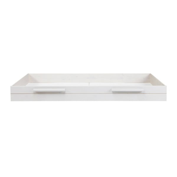 Biała szuflada pod łóżko Robin 90x200 cm