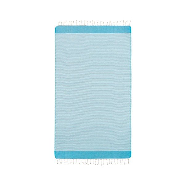 Ręcznik hammam Side Turquoise, 100x180 cm-image-1